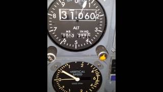 737-200 Sim Altimeter test