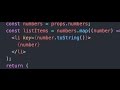 Lists and Keys in React - ProgrammingTIL 61 React Tutorial Video Screencast 0017