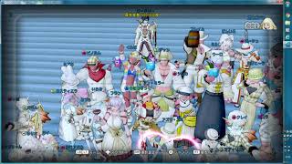 【DQX】第4回クリームドレア集会　集合写真2回目