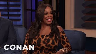 Niecy Nash Used Her Mature Voice To Get Out Of School | CONAN on TBS