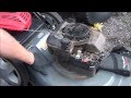 EASY! HOW TO FIX a Briggs and Stratton lawnmower STARTER PULL ROPE