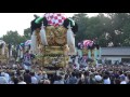 下郷太鼓台＆又野太鼓台　新居浜太鼓祭り2016　八幡神社　【４Ｋ】