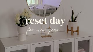 Reset Day For New Year, Cleaning And Organizing, New Year Goals | Slow Living Silent Vlog 1