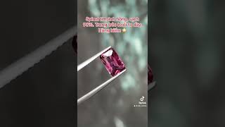 Spinel tím ánh hồng Lên nhẫn, mặt, lắc đều đẹpKt 10x6.5x4.3mm - 2.9carat