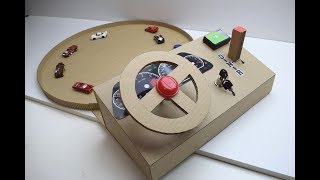 How to make a track car driving Desktop Game from Cardboard