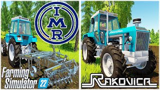 Farming simulator Mods in Action `| IMR Rakovica 120/135 Turbo `| with open parts doors and hood