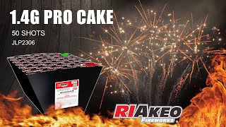 USA 1.4G PRO CAKE 1.2 inch 50 shots JLP2306 | RIAKEO FIREWORKS