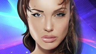 Inkscape Demo: Angelina Jolie Vetorial