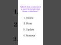 SQL Quiz-1 | SQL Tutorial for Beginners