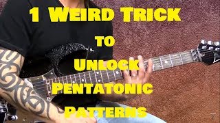 1 Weird Trick to Unlock Pentatonic Patterns | Steve Stine | GuitarZoom.com