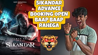 Breaking news ! Sikandar Advance booking Open ! Reaction By Filmy Sid ! #sidcinema