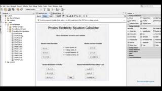 Java NetBeans Project - Physics Calculator