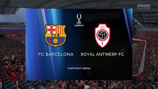 Barcelona U19 vs Royal Antwerp FC U19 (19/09/2023) UEFA Youth League FIFA 23
