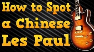 How to spot a FAKE Les Paul Supreme - Chinese Les Paul