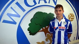 SIGNING: Donald Love joins Wigan Athletic on loan from Manchester United