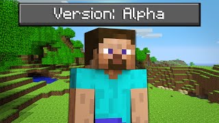 Supravietuiesc pe Minecraft Alpha!