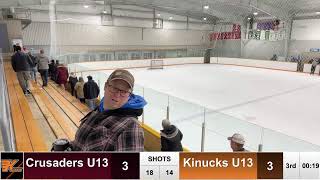 Kincardine Kinucks U13 T2 vs Blyth Brussels Crusaders U13 REP