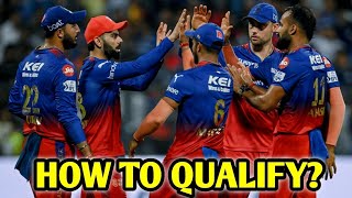 EXPLAINED! How RCB can QUALIFY for Playoffs? | RCB IPL 2024 Cricket News Facts