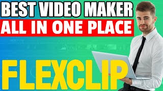 Flexclip Video Maker Review & Tutorial | Beginner Friendly Video Maker | Free Online Video Editor