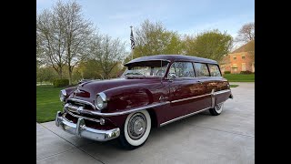 1954 Plymouth Belvedere Suburban Wagon - Available at www.bluelineclassics.com