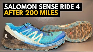 SALOMON SENSE RIDE 4 AFTER 200 MILES | REVIEW?