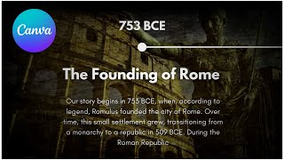 CREATE Animated History Timelines in MINUTES with Canva!