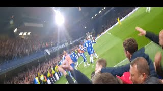 Chelsea Vs Spurs 2-2 from East stand lower With goals and reactions HD