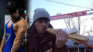 1 Meter Long Hot Dog | German CHEST Workout