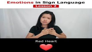 Singapore Sign Language (SgSL) Lesson: Emotions Part 2