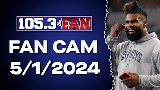 Zeke Elliott Signs One-Year Deal, Mavs AND Stars Look To Take Lead In Tied Series' | Fan Cam 5/1/24