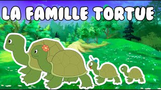 La famille tortue - Comptine pour enfant