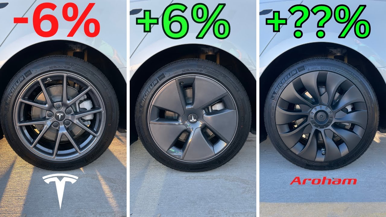 Testing The Best Tesla Model 3 Wheel Covers - YouTube