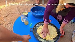 Tata Rachida réalise une magnifique harcha au four (galette de semoule)  #harcha #maroc #inflation