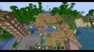 exploring my minecraft world! part 1 Jazz city bay.