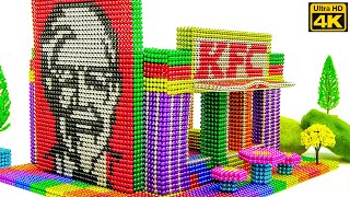 DIY - How To Build Satisfying KFC Restaurant From Magnetic - Magnet Building