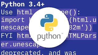 Decode HTML entities in Python string?