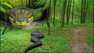 Amazing Meeting Big Mummy Snake Anaconda