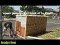 california man builds tiny house for homeless woman sleeping in the dirt