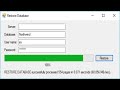 C# Tutorial - Restore SQL Database Backup | FoxLearn
