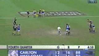 Close Finish - Carlton vs West Coast (Round 12 2002)