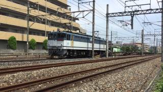 EF65-2096貨物列車走行通過【北大宮】