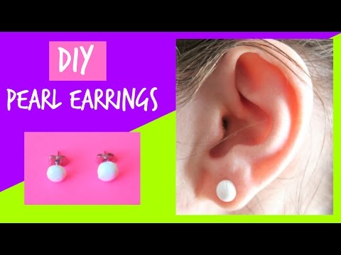 DIY Faux Pearl Earrings | How to make Fake Pearl Earrings | Ali Coultas DIY Faux Pearl Earrings | How to make Fake Pearl Earrings | Ali Coultas