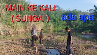 PULANG KAMPUNG 🤩‼️ NAUFAL SAMPAI KAMPUNG LANGSUNG MAIN KE SUNGAI 😃⁉️ _ vlog kids