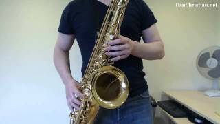 How to play Tequila by The Champs on Tenor Saxophone (Saxophone Lesson SR105t)