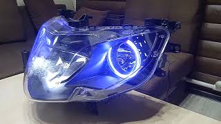 улучшение головно света на мотоцикле bmw k1600gtl bi-led линза за место штатной.