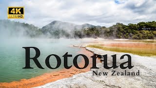 Rotorua  New Zealand With Relaxing music 4k ULTRA HD | RELAXATION MAFIA