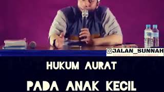 Hukum Aurat Anak Kecil