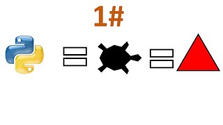 Python turtle shapes triangle part 1 #1
