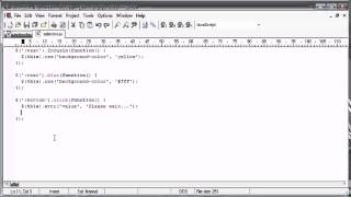 jQuery Tutorial 26 Basic form field selection