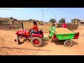 jcb 3dx machine loading sand in mini mahindra 275 di tractor mini tractor jcb video